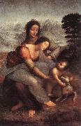 LEONARDO da Vinci The Virgin and Child with St Anne oil painting